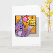 Birthday Kacheek Karte (Gelbe Blume)
