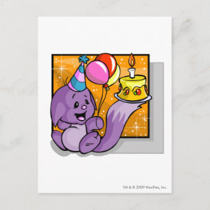Birthday Kacheek Postkarte