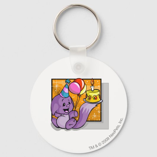 Birthday Kacheek Schlüsselanhänger (Vorderseite)