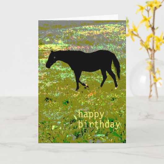 Birthday Karte (Gelbe Blume)