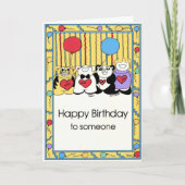 BIRTHDAY-Karte Karte (Vorderseite)