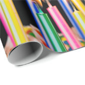 Birthday Kerzen mit Confetti Geschenkpapier (Rolleneckpunkt)