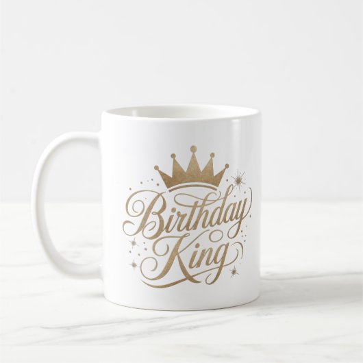 Birthday King Cool Trend Gift Tasse (Links)