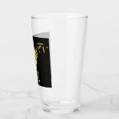 Birthday King Gold Crown Royal Monogram Luxury Glas (Links)