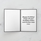 Birthday King Happy Birthday Karte (Innenseite)