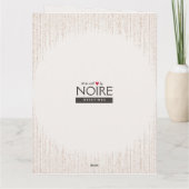 Birthday King | Schwarze Grußkarte Karte (Rückseite)