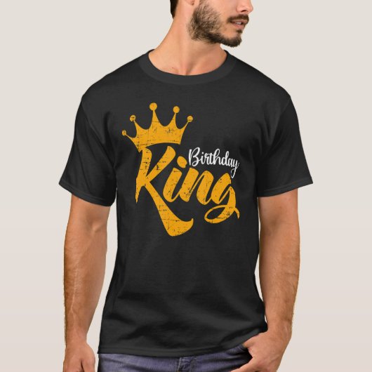 Birthday King T-Shirt (Vorderseite)
