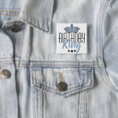 Birthday King und Blue Crown Button (Beispiel)