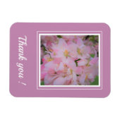 Birthday Kirschblüte Foto Vielen Dank Magnet (Horizontal)
