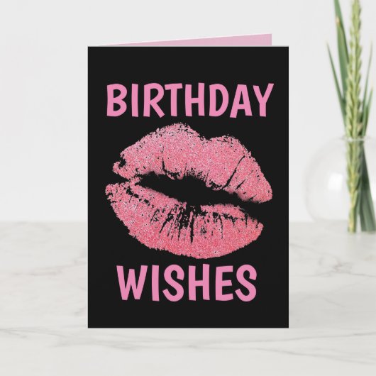 BIRTHDAY KISSES GREETCARDS KARTE (Vorderseite)