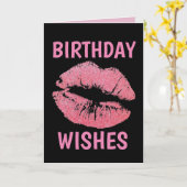 BIRTHDAY KISSES GREETCARDS KARTE (Gelbe Blume)