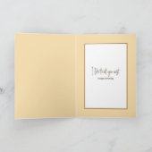 Birthday Kitten umarmt ein Kind Karte (Innenseite)