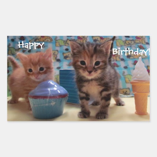 Birthday Kitty Stickers (Vorderseite)