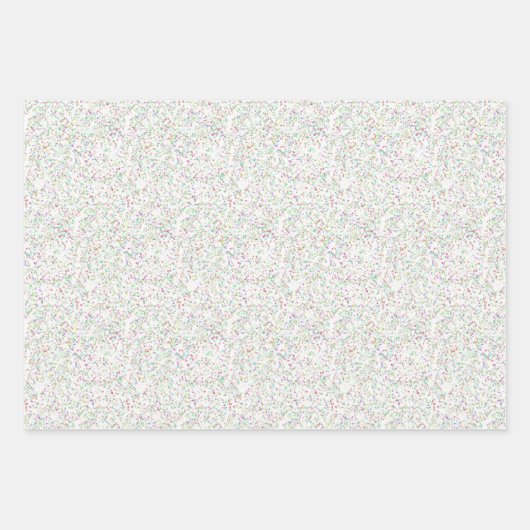 Birthday Kuchen Konfetti Muster Packpapier Geschenkpapier Set (Vorderseite 3)