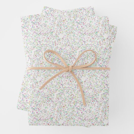 Birthday Kuchen Konfetti Muster Packpapier Geschenkpapier Set (Beispiel)