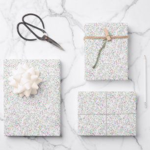Birthday Kuchen Konfetti Muster Packpapier Geschenkpapier Set