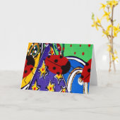 Birthday Ladybug Products Karte (Gelbe Blume)