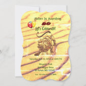 Birthday Leo (23. Juli - 22. August) Party Einladung (Vorderseite)