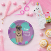 Birthday Leonberger Pappteller (Party)