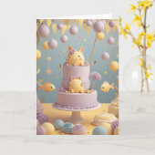 Birthday Life Experience Karte (Gelbe Blume)