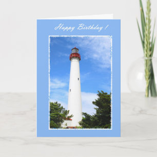 Birthday Lighthouse Karte