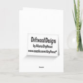 Birthday Lilies Karte (Rückseite)