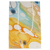 Birthday Liquid Bubbles Mittlere Geschenktüte (Rückseite)