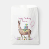 Birthday Llama Geschenktütchen (Vorderseite)