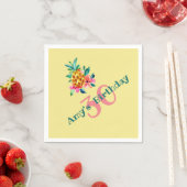 Birthday Luau Pineaple Serviette (Beispiel)