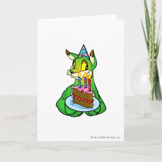 Birthday Lupe Karte (Vorderseite)