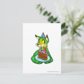 Birthday Lupe Postkarte (Stehend Vorderseite)