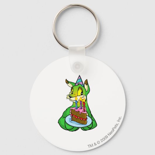 Birthday Lupe Schlüsselanhänger (Vorderseite)