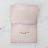 Birthday Macro Pink Daisy Karte (Innenseite)