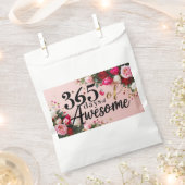 Birthday magic floral Countdown Shopping Gefallen  Geschenktütchen (Ausgeschnitten)