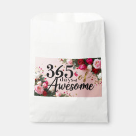 Birthday magic floral Countdown Shopping Gefallen  Geschenktütchen