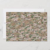 Birthday Man, Party Man, Jäger, jedes Alter, Hirsc Einladung (Rückseite)