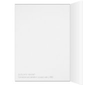 Birthday Manet Carnation and clematis CC1239 Card (Innen (Links))