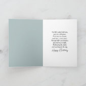 Birthday Marble Spiral Treppe Karte (Innenseite)