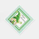 Birthday Margarita Gnome Serviette (Ecke)