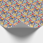 Birthday Maus mit Käse Geschenkpapier (Ecke)