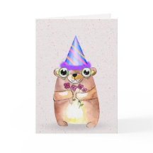 Birthday Maus mit Party Hat