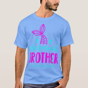 Birthday Mermaid Brother Matching Family for Boys T-Shirt