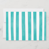 Birthday Mermaid Foto Einladung (Rückseite)