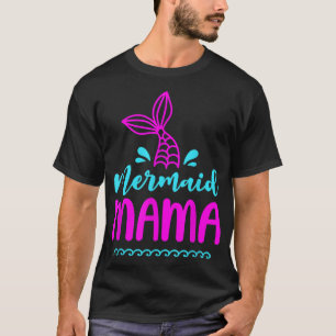 Birthday Mermaid Mama Matching Family for Mama Bea T-Shirt