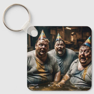 Birthday Mess – Funny Keychain Schlüsselanhänger