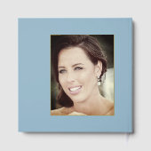 Birthday Milestone Foto Floral Gästebuch (Rückseite)