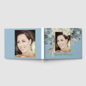 Birthday Milestone Foto Floral Gästebuch (Voll)