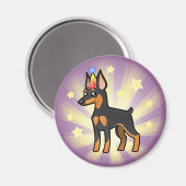 Birthday Miniature Pinscher / Manchester Terrier Magnet (Vorderseite/Rückseite)