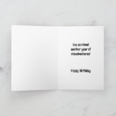 Birthday Mishaps Card Karte (Innenseite)