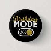 Birthday Mode On Button (Vorderseite)